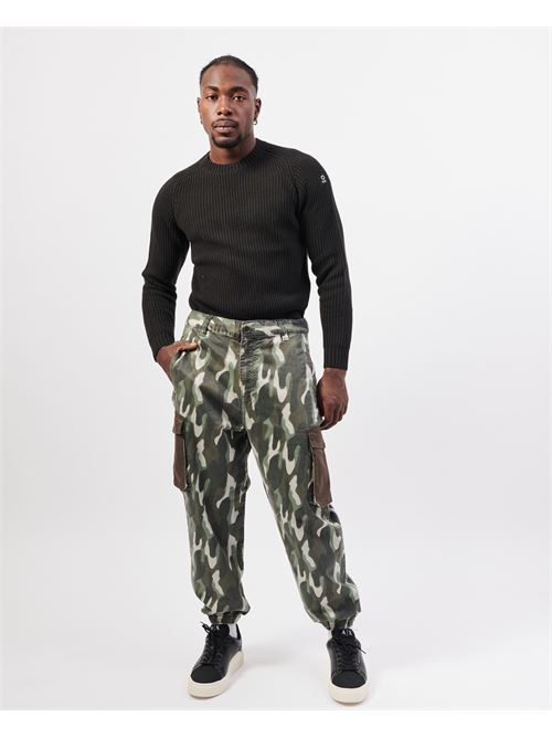 Pantaloni cargo uomo AX fantasia camouflage